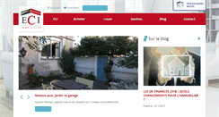 Desktop Screenshot of eci-immobilier.fr